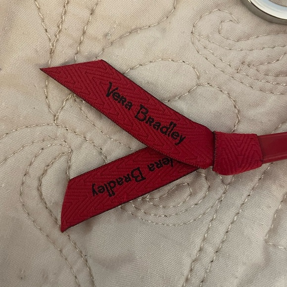 Vera Bradley Red Cat Print Coin Pouch - Picture 3 of 4